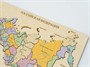 Пазл из дерева - Административная карта России "Родина Моя" 522х308х10мм - фото 69929887