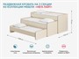 Раздвижная кровать на 3 секции из коллекции мебели «НЕГА» - фото 69933328