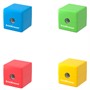 Точилка пластик S-Cube, Neon, с контейнером ассорти 50141 ErichKrause - фото 69934850