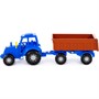 Трактор Мастер с прицепом № 1 синий в сеточке 84774 П-Е /6/ - фото 69936266