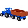 Трактор Мастер с прицепом № 1 синий в сеточке 84774 П-Е /6/ - фото 69936267