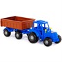 Трактор Мастер с прицепом № 1 синий в сеточке 84774 П-Е /6/ - фото 69936268