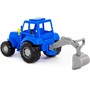 Трактор Мастер с лопатой синий в сеточке 84873 П-Е /12/ - фото 69936277