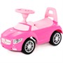Каталка автомобиль SuperCar №1 со звуковым сигналом розовая 84477 П-Е /1/ - фото 69936282