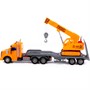 Автомобиль тягач Профи-трейлер инерц. со светом и звуком+гусеничный кран 84009 П-Е /4/ - фото 69936704