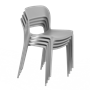 Стул ECLIPSE (серый new) PP0003NG (от 12 шт) - фото 69937752