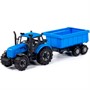 Трактор "Прогресс" с прицепом инерционный синий в коробке 91277 П-Е /8/ - фото 69938110