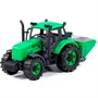 Трактор Прогресс сельскохозяйственный инерционный зелёный в лотке 94179 - фото 69938130