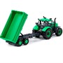 Трактор Прогресс с бортовым прицепом инерционный зелёный в лотке 94605 П-Е - фото 69938141