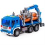 Автомобиль Сити лесовоз инерционный со светом и звуком синий в коробке 96050 П-Е - фото 69938162