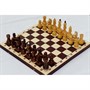 Шахматы обиходные лакированные с темной доской Р-11 - фото 69938454