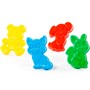Формочки 4шт /белочка+песик+котенок+медведь/ П-Е /12/ - фото 69939774