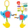 Игрушка развивающая 940030 Подвеска-погремушка Слоник Жирафики - фото 69940004