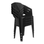 Стул ELIX (черный) PP0019B (от 12 шт) - фото 69940620