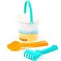 Песочный набор №656 сафари: ведро малое с наклейкой, совок №2, грабельки №2 93400 - фото 69943217