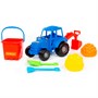Песочный набор №729 + Трактор "Мастер" (синий) с лопатой 06944 П-Е /1/. - фото 69943566