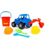 Песочный набор №729 + Трактор "Мастер" (синий) с лопатой 06944 П-Е /1/. - фото 69943568
