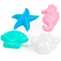 Формочки 4пр (краб,морская звезда,ракушка,морской конек) 53831 П-Е /12/ - фото 69943656