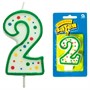 Свечи для торта цифра 2 7,6см 1502-0139 /12/ - фото 69944136