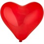 Шар 12" Сердце Кристалл Красное 25 шт 1105-0435 /цена за упак/ - фото 69944287