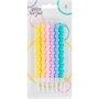 Свечи для торта Пузыри Пастель 12см 6шт - фото 69944524