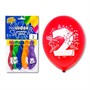 Набор шаров с рис. Цифра "2" 30 см 5шт/уп. 1111-0808 - фото 69944753