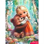 Пазл 35 Принцесса с медвежонком Ф35-3426 - фото 69946543