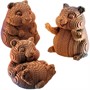 Набор для творчества Конструктор из картона.Объемная игрушка Хомяки (3 игрушки в наборе) Нг-038 LORI. - фото 69947431