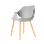Стул KELA (светло-серый) PP1100GL (от 12 шт) - фото 69964630