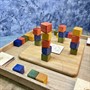 Настольная игра из дерева «Цветные кубики» Премиум М - фото 69965923
