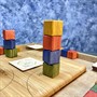 Настольная игра из дерева «Цветные кубики» Премиум М - фото 69965926