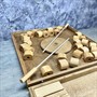 Настольная игра из дерева «Башня из колец и Закрой коробку » 2 в 1 - фото 69966375
