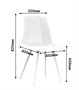 Стул SOLL W (белый) PP1127W (от 12 шт) - фото 69982833