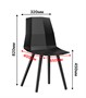 Стул SOLL B (черный) PP1117B (от 12 шт) - фото 69982891