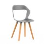 Стул SOVER (серый new) PP1151NG (от 12 шт) - фото 69983024