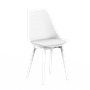 Стул SIDEN BOUCLE (белый на белых ножках) PP1223W (от 12 шт) - фото 69983095
