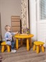 Табурет детский TEDDY, желтый 16TD0137 - фото 70221559