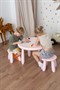 Табурет детский TEDDY, розовый 16TD0145 - фото 70222324