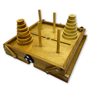Настольная игра из дерева «Ханойские башни» S - фото 70369499