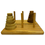 Настольная игра из дерева «Ханойские башни» XS - фото 70369732