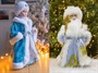Новогодний комплект из елок и фигурок Деда Мороза и Снегурочки - фото 70474039