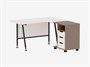 Учительский угловой стол с приставной тумбой - фото 70489499