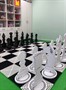 Шахматные фигуры Жу-Жу напольные с защелкой "Гигантские Про", король 910 мм (бело-серые) 32 шт - фото 70774617