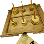 Настольная игра из дерева «Ханойские башни» M - фото 71055067