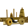 Настольная игра из дерева «Ханойские башни» M - фото 71055072