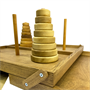Настольная игра из дерева «Ханойские башни» M - фото 71055075